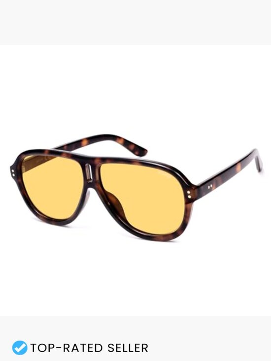 Retro Oversized Polarized Aviator Sunglasses Trendy UV400 Protection Shades main image 6
